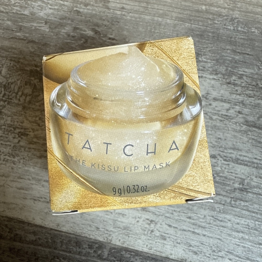 Tatcha Kissu GOLD LEAF Lip Mask Limited Edition 0.32 oz.  NEW IN BOX